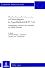 Image for Mittelhochdeutsche Minnereden und Minneallegorien der Prager Handschrift R VI Fc 26 : 4. Band- «Der schwierige Liebesbrief»- «Der Rat der Einsiedlerin»- Zwei mittelhochdeutsche Minnereden- Edition, Ue