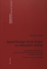 Image for Apprentissage d&#39;une langue et interaction verbale