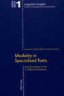 Image for Modality in Specialized Texts