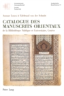 Image for Catalogue Des Manuscrits Orientaux