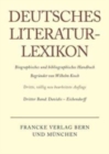 Image for Deutsches Literatur-Lexikon, Band 3, Davidis - Eichendorff