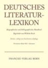 Image for Deutsches Literatur-Lexikon, Band 13, Rill - Salzmann