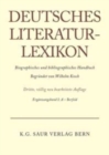 Image for Deutsches Literatur-Lexikon, Erganzungsband I, A - Bernfeld