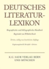 Image for Deutsches Literatur-Lexikon, Erganzungsband II, Bernfeld - Christen