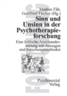 Image for Sinn und Unsinn in der Psychotherapieforschung