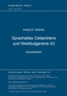 Image for Sprachatlas Ostserbiens und Westbulgariens (II) : Sprachkarten