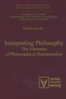 Image for Interpreting Philosophy : The Elements of Philosophical Hermeneutics