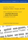 Image for Jacques le voleur / Jacques, der Dieb : Lekture zweisprachig, Franzoesisch / Deutsch