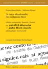 Image for La barca abandonada / Das verlassene Boot : Lekture zweisprachig, Spanisch / Deutsch --WOERTLICH UEBERSETZT -- jedes Wort einzeln -- auf eingefugter Zwischenzeile -- Lesespass ohne lastiges Nachschlag