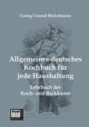 Image for Allgemeines Deutsches Kochbuch Fur Jede Haushaltung