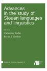 Image for Advances in the study of Siouan languages and linguistics