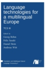 Image for Language technologies for a multilingual Europe