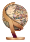 Image for Antique World Globe 10cm : Compact, desk top world globe by Stellanova