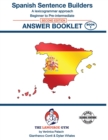 Image for SPANISH SENTENCE BUILDERS - Beg - Pre I - ANSWER BOOK