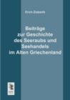 Image for Beitrage Zur Geschichte Des Seeraubs Und Seehandels Im Alten Griechenland