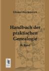 Image for Handbuch Der Praktischen Genealogie