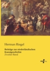 Image for Beitrage zur niederlandischen Kunstgeschichte : Zweiter Band