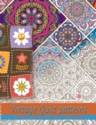 Image for Vintage Quilt patterns coloring book for adults relaxation