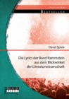 Image for Die Lyrics der Band Rammstein aus dem Blickwinkel der Literaturwissenschaft