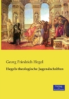 Image for Hegels theologische Jugendschriften