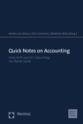 Image for Quick Notes on Accounting: Festschrift zum 65. Geburtstag von Reiner Quick