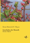 Image for Geschichte der Botanik : Erster Band