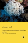 Image for Untersuchungen zur physiologischen Morphologie der Tiere