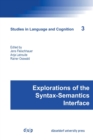 Image for Explorations of the Syntax-Semantics Interface