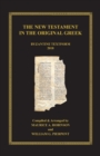 Image for The New Testament in the Original Greek : Byzantine Textform 2018