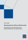 Image for Metakognitives Wissen Mathematik
