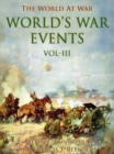 Image for World&#39;s War Events, Vol. III