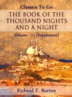 Image for Book of the Thousand Nights and a Night - Volume 11 [Supplement]