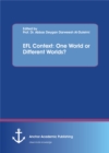 Image for Efl Context : One World Or Different Worlds?