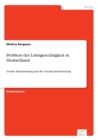 Image for Problem der Lohngerechtigkeit in Deutschland : Gender Mainstreaming und die Geschlechterforschung