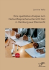 Image for Eine qualitative Analyse zum Herkunftssprachenunterricht Dari in Hamburg aus Elternsicht
