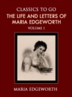 Image for Life and Letters of Maria Edgeworth Volume 1