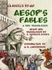 Image for Aesop&#39;s Fables A New Translation by V. S. Vernon Jones Introduction by G. K. Chesterton