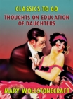 Image for Thoughts on Education of Daughters