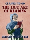 Image for Lost Art Of Reading