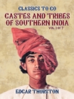 Image for Castes and Tribes of Southern India. Vol. 1 of 7
