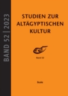 Image for Studien Zur Altagyptischen Kultur Band 52