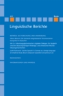 Image for Linguistische Berichte Heft 277
