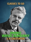 Image for Divorce versus Democracy