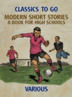 Image for Modern Short Stories: A Book for High Schools