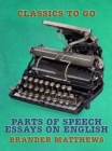 Image for Parts of Speech, Essays on English