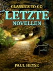 Image for Letzte Novellen