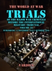 Image for Trial of the Major War Criminals Before the International Military Tribunal, Volume 16, Nuremburg 14 November 1945-1 October 1946