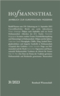 Image for Hofmannsthal - Jahrbuch zur Europaischen Moderne: Jahrbuch zur europaischen Moderne 31 | 2023