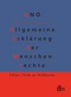 Image for Allgemeine Erklarung der Menschenrechte : Deutsch und Englisch