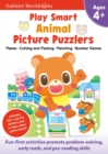 Image for Play Smart Animal Picture Puzzlers Age 4+ : Pre-K Activity Workbook with Stickers for Toddlers Ages 4, 5, 6: Learn Using Favorite Themes: Tracing, Mazes, Matching Games (Full Color Pages)